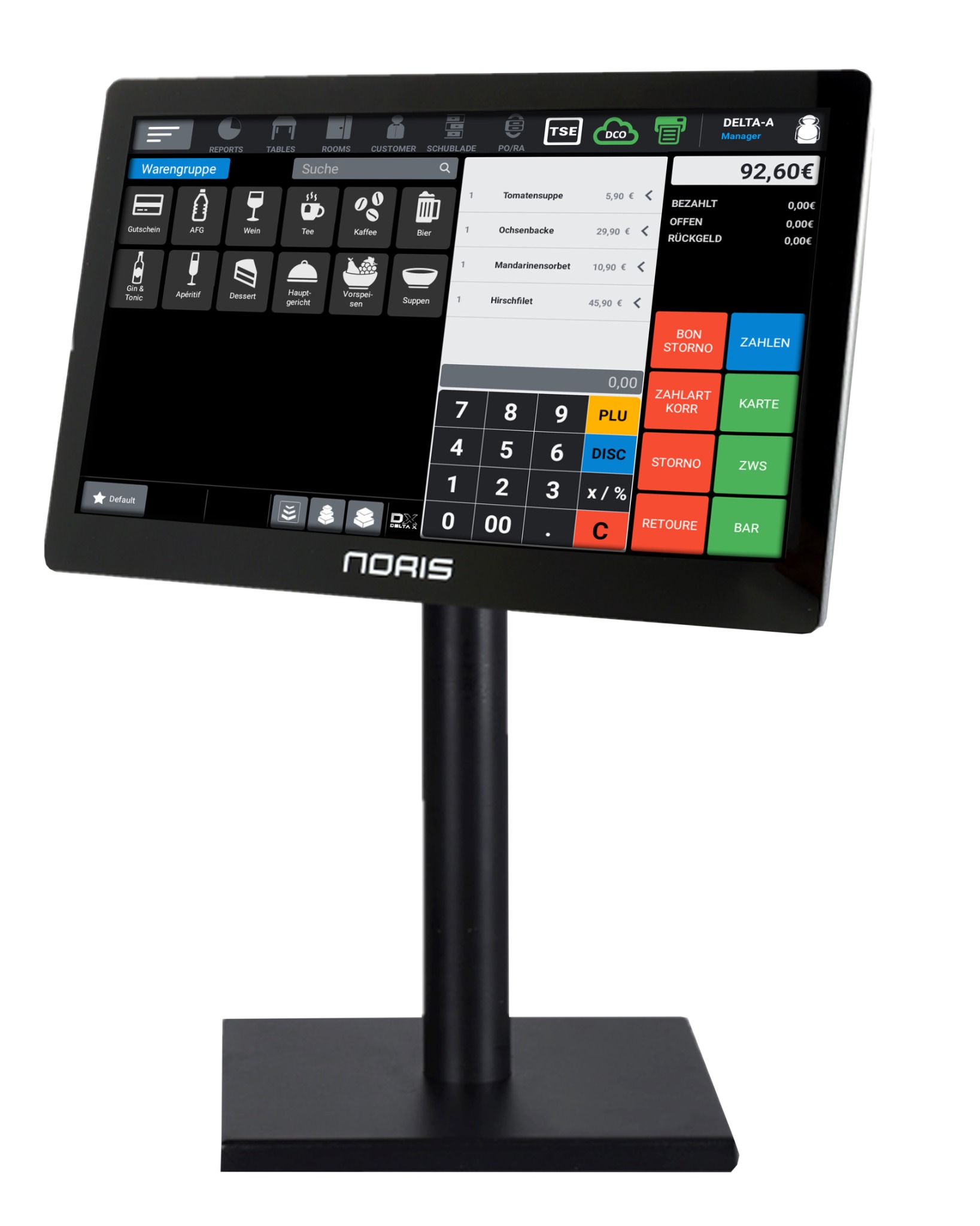 NORIS LX-133 Kassensystem
