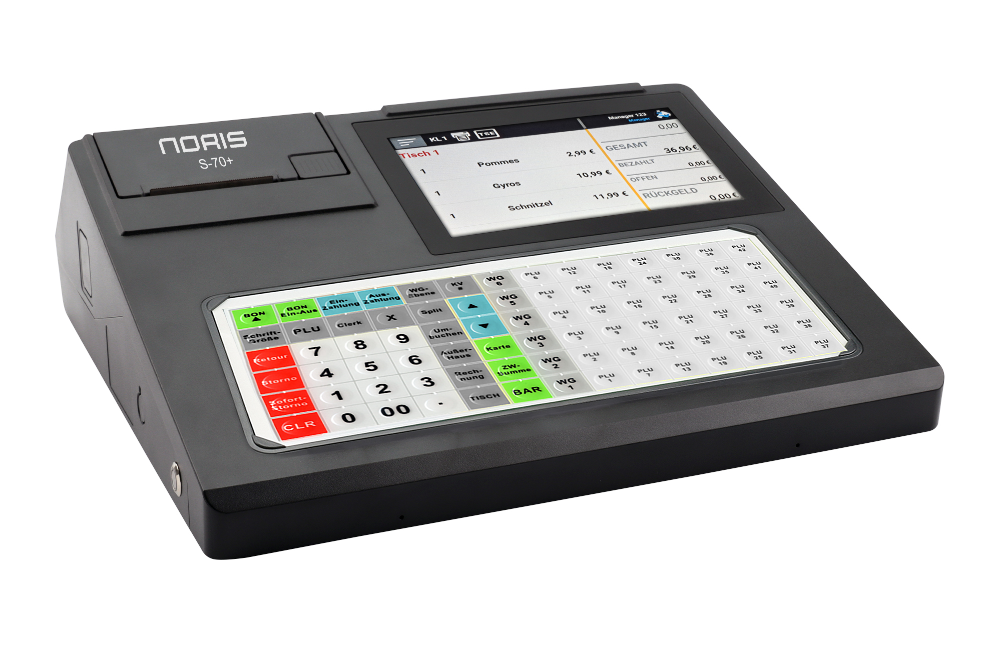 Kassenzubehör mit Drucker Scanner und Terminal